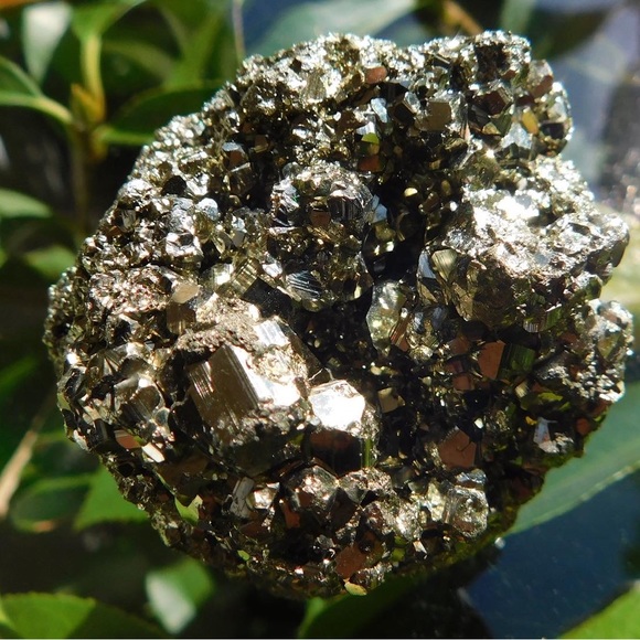 Cubed Pyrite Rock Gem Mineral - Picture 2 of 3